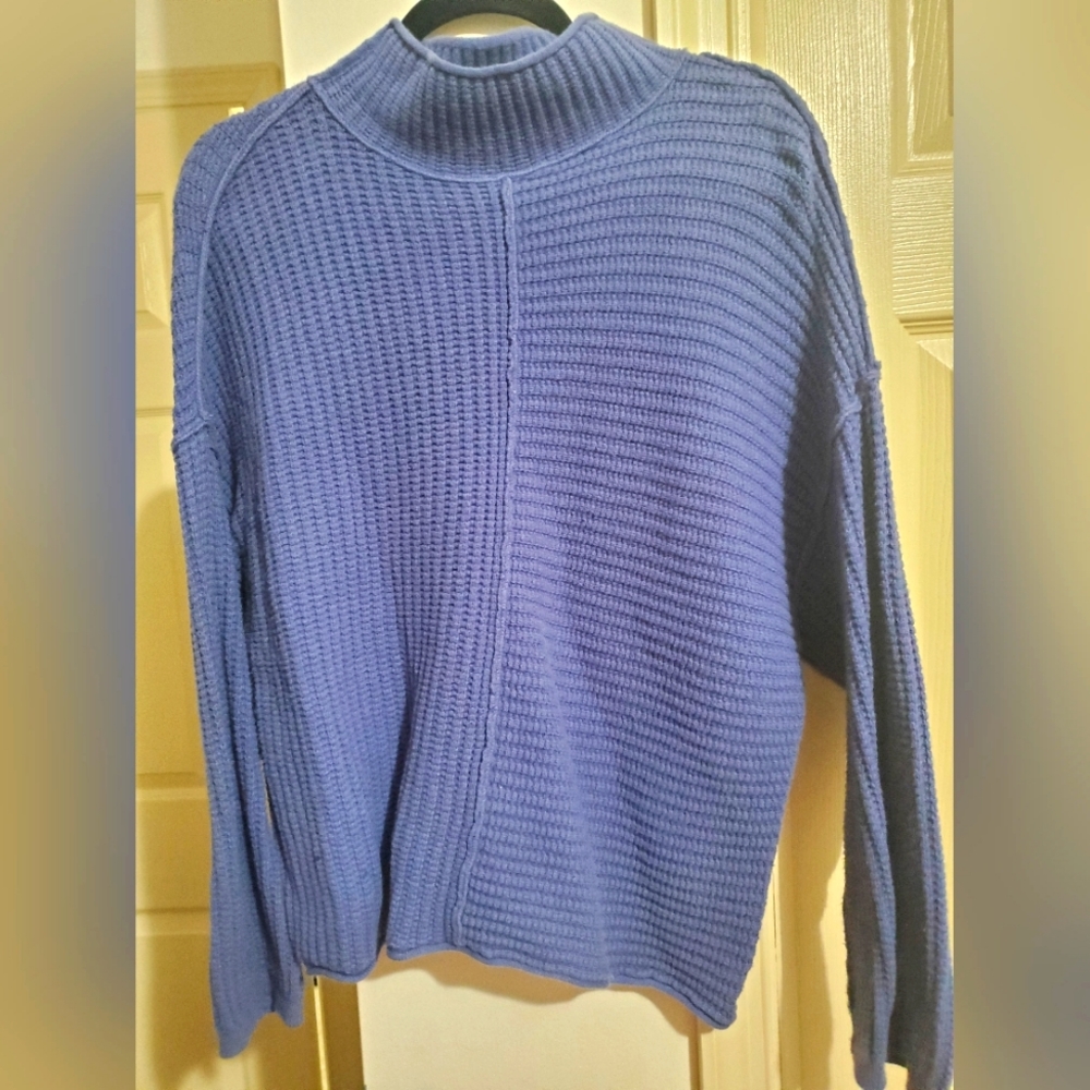 Sonoma Mock Neck Drop-Shoulder Sweater